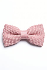 Men’s Pink Knitted Bow Tie
