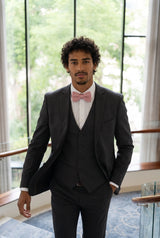 Men’s Pink Knitted Bow Tie
