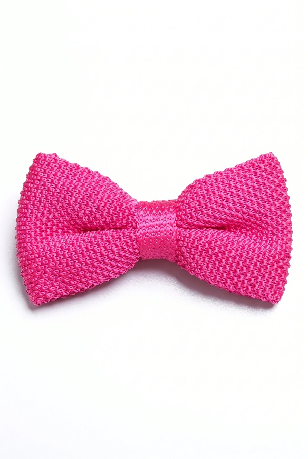 Men’s Pink Knitted Bow Tie