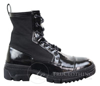 Mens PU Leather Ankle Boots