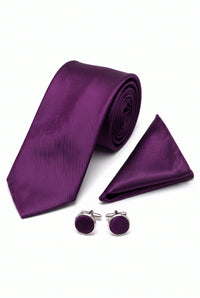 Men’s Purple Tie Set