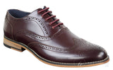 Mens Real Leather Laced Gatsby Brouges Smart Designer Retro Vintage Shoes