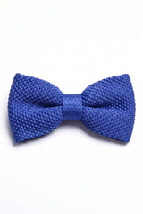 Men’s Royal Blue Knitted Bow Tie