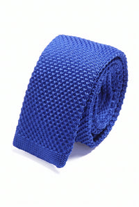 Men’s Royal Blue Knitted Tie