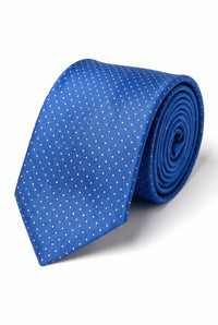 Men’s Royal Blue Textured Woven Tie