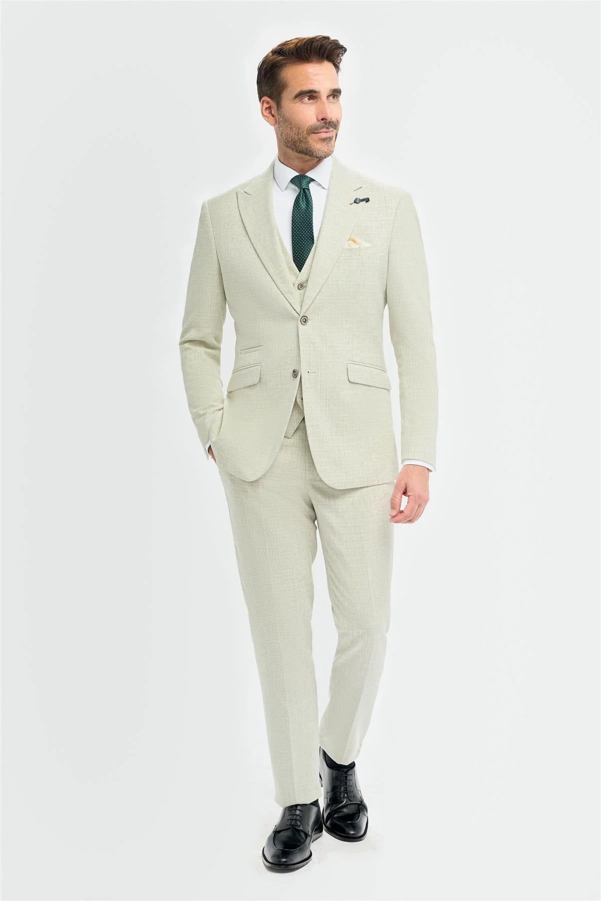 Men's Sage Green Tailored Fit Blazer