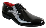 Mens Shiny Patent Formal Shoes