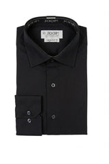 Men's Slim Fit Long Sleeve Button-Down Dress Shirt - Black