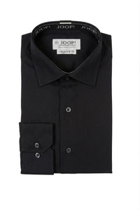 Men's Slim Fit Long Sleeve Button-Down Dress Shirt - Black