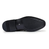 Men's Vegan Leather Double Monk Strap Loafers