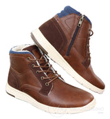 Mens Winter PU Leather Boots