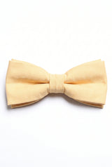 Men’s Yellow Double Layer Bow Tie