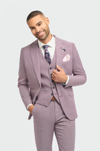 Miami - Men's Pink Slim Fit Summer Blazer