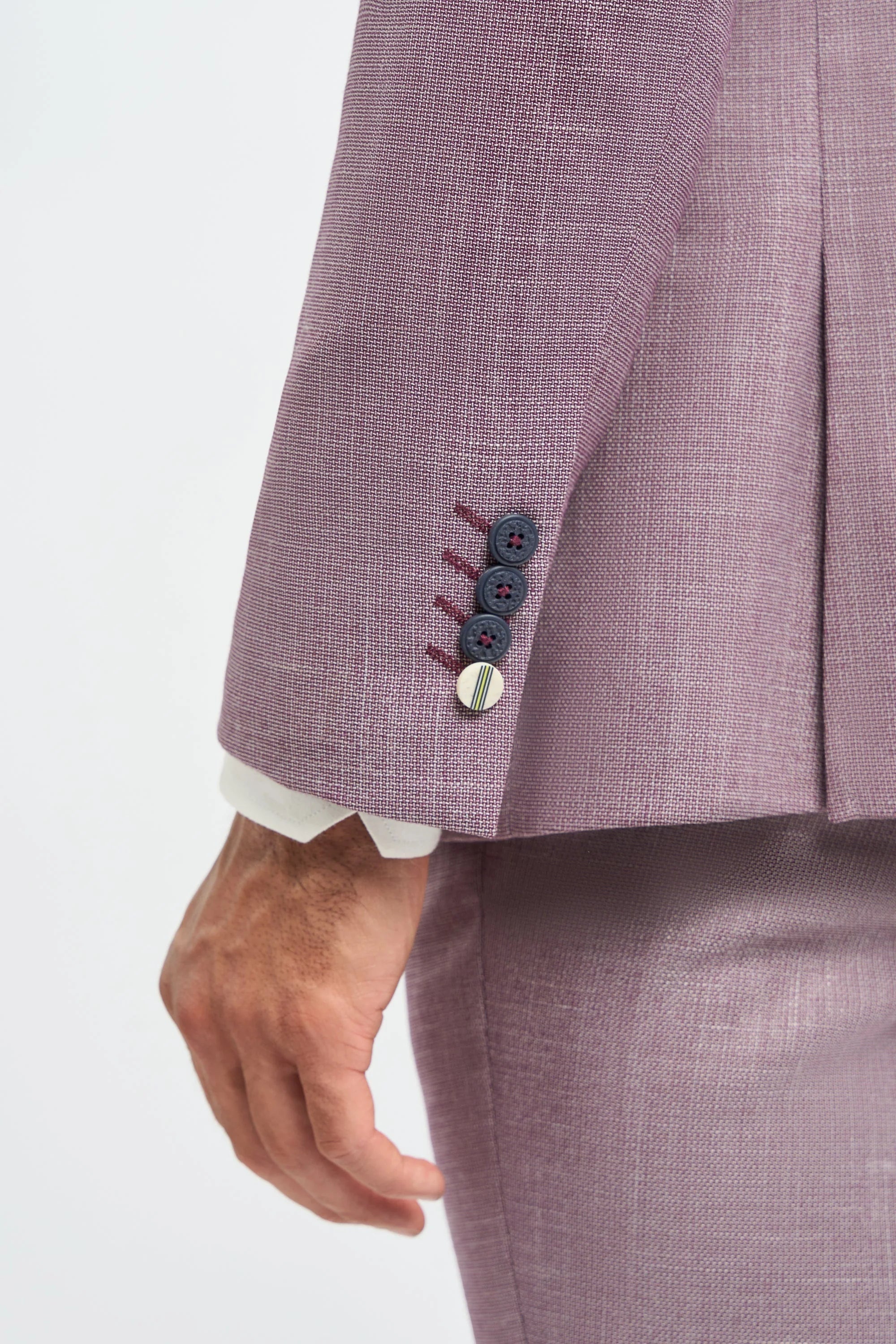 Miami - Men's Pink Slim Fit Summer Blazer