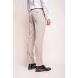 Miami - Men's Beige Wedding Trousers