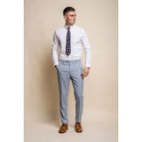Miami - Men's Summer Light Blue Trousers