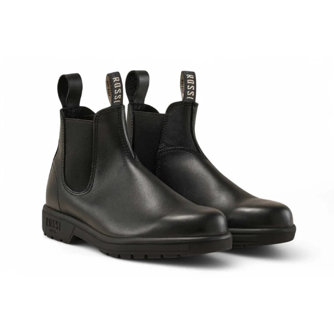 Endura 301 - Black Leather Chelsea Boots