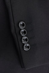 Paul Andrew Parker - Mens 3 Piece Black Tailored Fit Complete Suit Classic Door Man Mourning Funeral