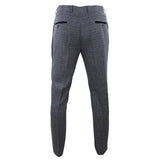 Ralph - Men's Navy Tweed Trousers