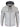Men's Real Leather Bomber Jacket with Hood-White