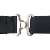 Bow Tie Black Satin Clip On Men's Boys Unisex Tuxedo Shirt