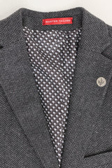 Men's Charcoal Grey 3 Piece Tweed Herringbone Suit - STZ11