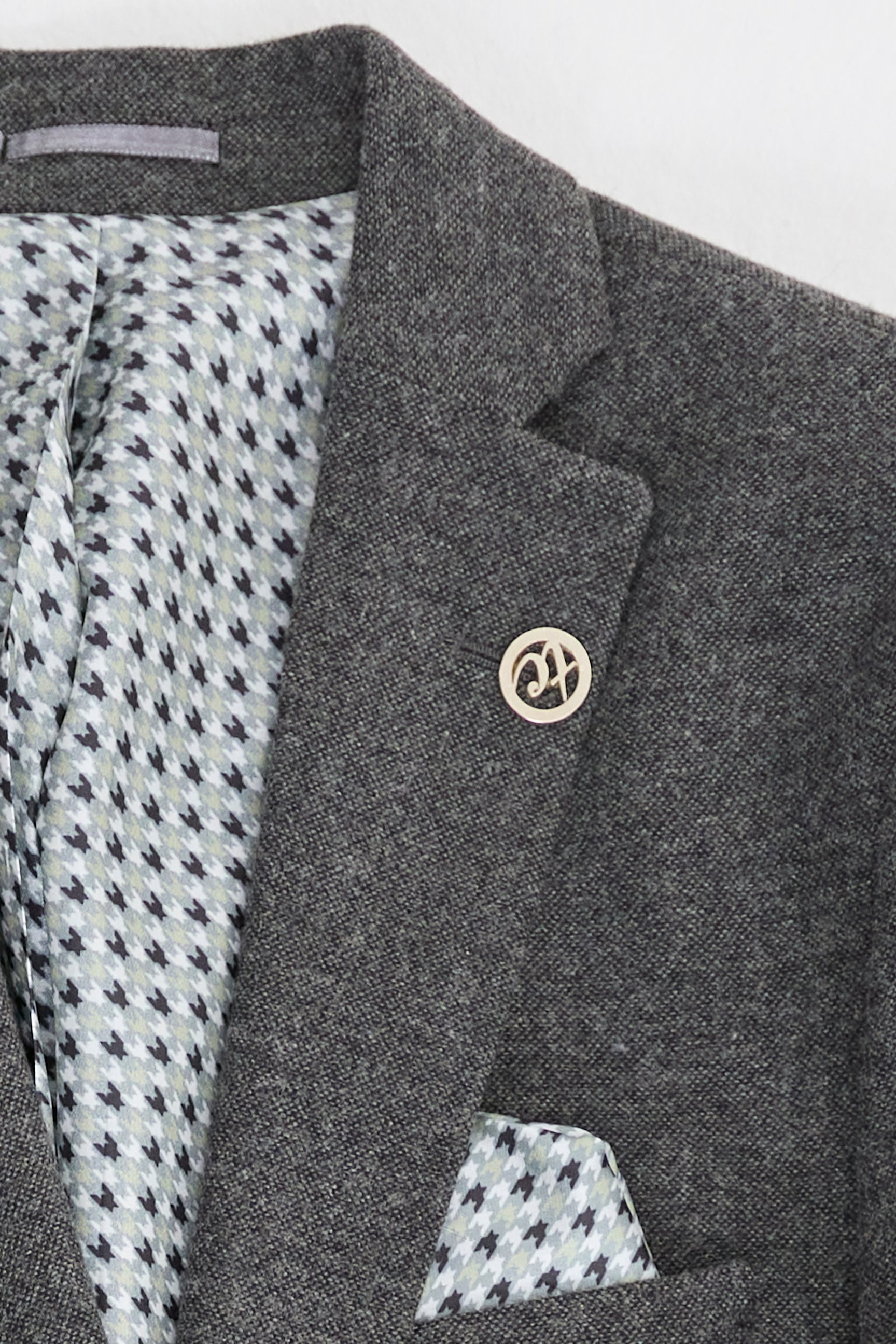 Mens Grey Wool 1920s Thomas Shelby Suit