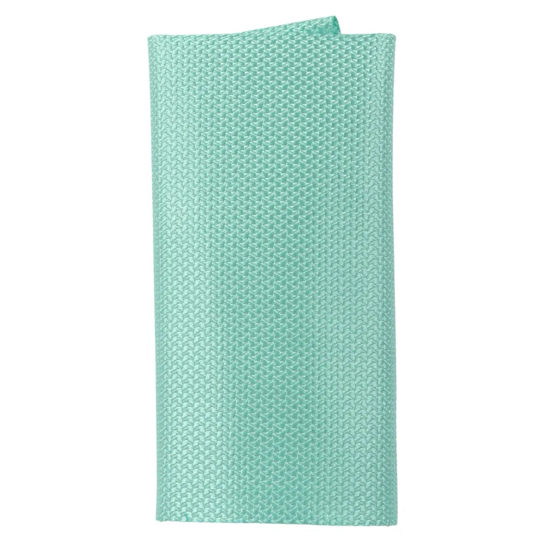 Men's Tie Pocket Sqaure Set Formal Solid Necktie - Mint