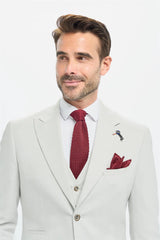 Tropez - Men's Grey Tailored Fit Blazer