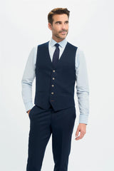 Tropez - Men's Navy Waistcoat