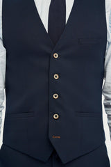 Tropez - Men's Navy Waistcoat