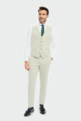 Tropez - Men's Sage Green Waistcoat