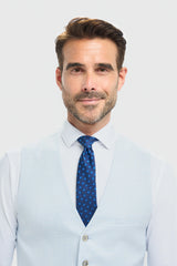Tropez - Men's Sky Blue Waistcoat