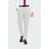 Tropez - Men's Grey Formal Trousers