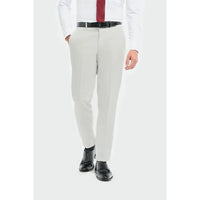 Tropez - Men's Grey Formal Trousers