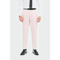Tropez - Men's Pink Formal Trousers