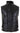 Mens Real Leather Waistcoat Gilet Quilted Puffer Design Warm Zip Casual Black