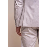 Valencia Men's Classic Cream 3-Piece Wedding Suit