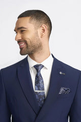 Victorious - Men's Navy 2 Piece Double Breasted Suit