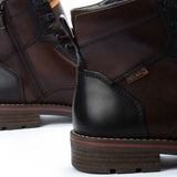 York - Men's Olmo Brown Lace Up Leather Ankle Boots